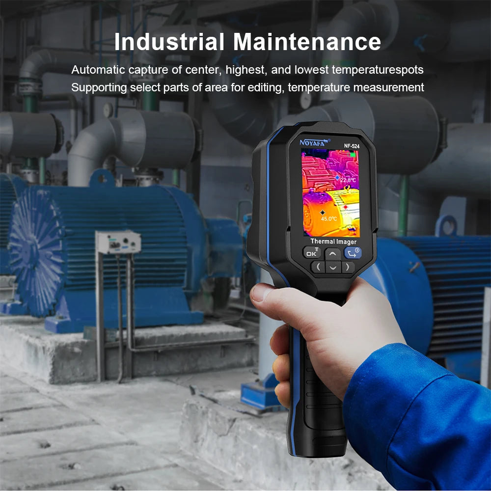 NF-524 Thermal Imager Infrared 120*90 Handheld Testing Imaging Camera PCB Circuit Temperature Meter Inspect Tool