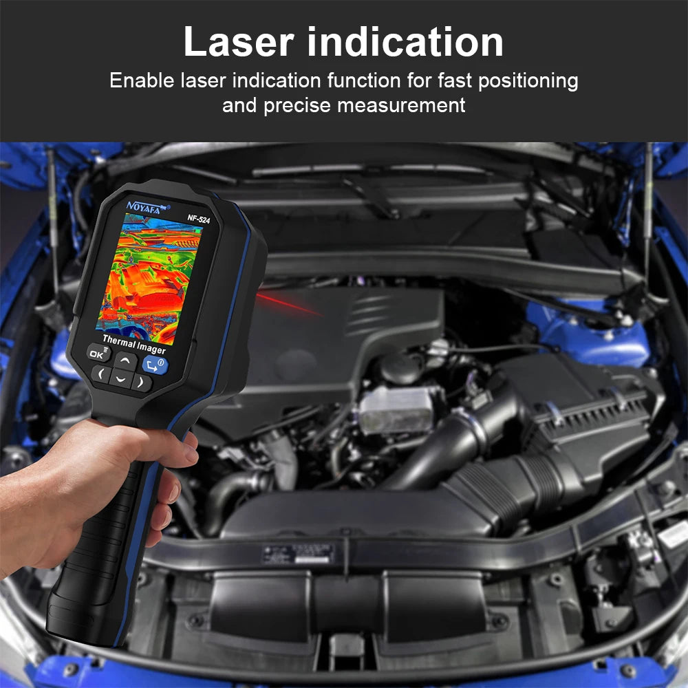 NF-524 Thermal Imager Infrared 120*90 Handheld Testing Imaging Camera PCB Circuit Temperature Meter Inspect Tool